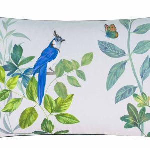 DESIGNERS GUILD Bettwäsche VOLIERE SKY, Kissenbezug 40 x 80
