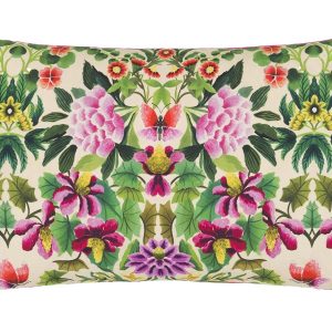 DESIGNERS GUILD Bettwäsche IKEBANA DAMASK FUCHSIA, Kissenbezug 40 x 80