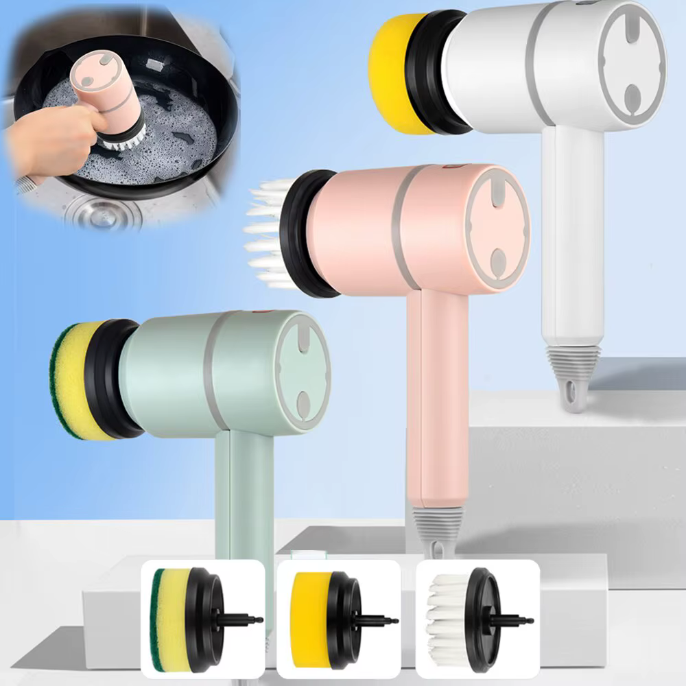 Multifunktionale Elektrische Reinigungsbürste: USB Wiederaufladbar, Elektrischer Drehwäscher für Haushaltsgeräte, ABS Material