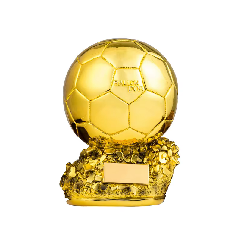 Europäischer Fußball Golden Ball Award Wettbewerb Ehre Belohnung sphärische Trophäe anpassbares Geschenk für Kinder Erwachsenen Wohnkultur – Bild 4