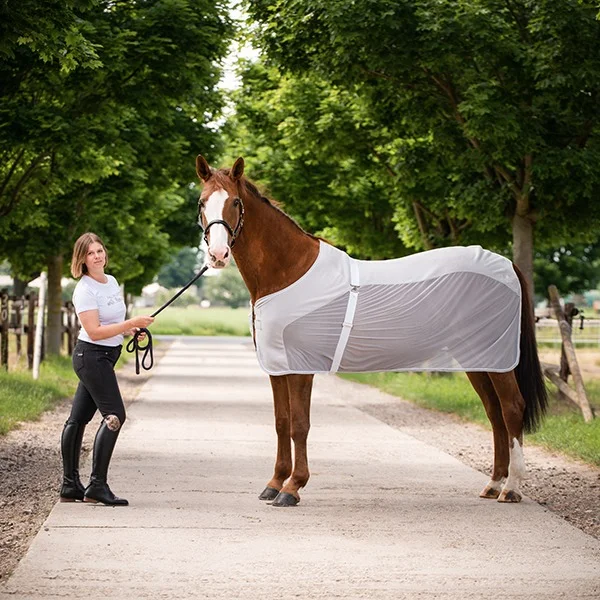 Fliegen- und Transportdecke Silber Silbergrau – Bild 3