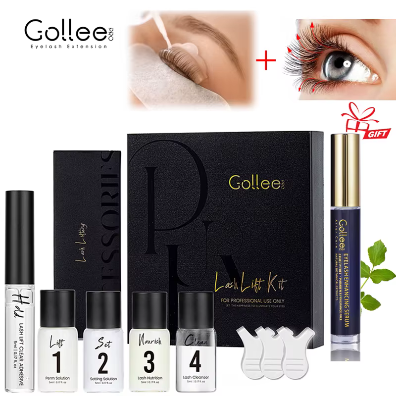 Gollee Lash Lifting Set: Beliebt für Partys und Hochzeiten, Einfach zu Bedienen und Wartungsarm, Hält 45-60 Tage und Wiederverwendbar bis zu 40 Mal