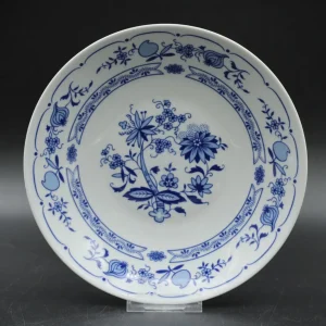ILMENAU Henneberg Porzellan Zwiebelmuster Suppenteller Teller Ø 22 cm