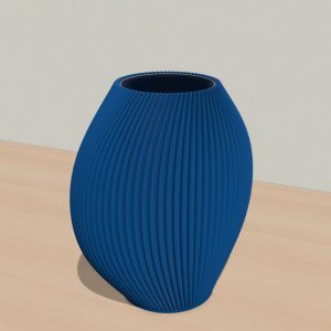 Riina Vase No.2 | Blau von Blomskol