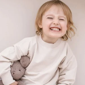 Oversized Sweatshirt – Beige