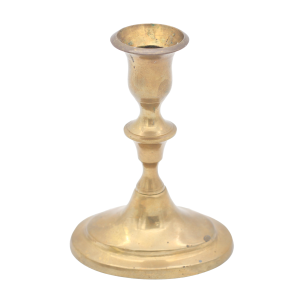 Vintage Kerzenhalter / Kerzenständer aus Messing H 12,5 cm