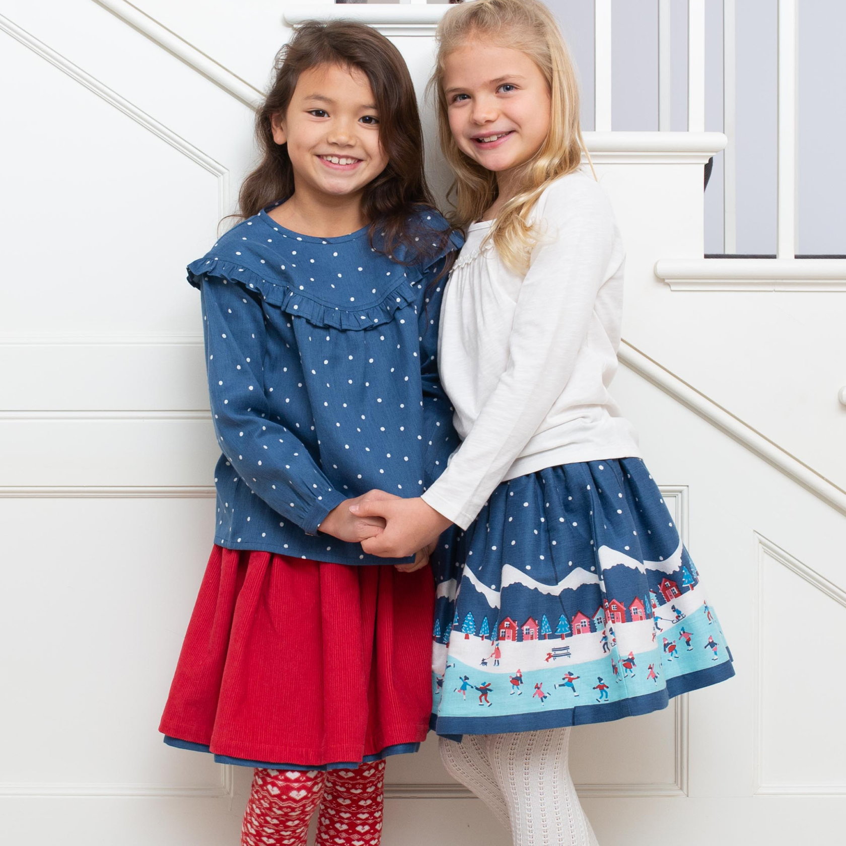 Rüschen-Bluse mit Punkten von Kite – Bild 5