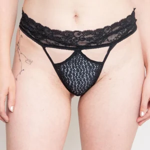 Körbchen String Aus Recycelter Spitze „Linnea“