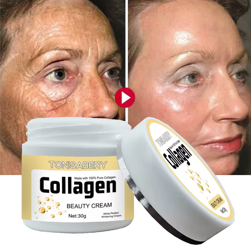 Kollagen Anti-Aging Faltenentfernungscreme: Straffendes Lifting, Verbesserung von Schwellungen und Feuchtigkeitsspendende Beauty-Produkte
