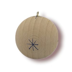 Baumbehang Christbaumkugel klein, weiss