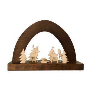 Schwibbogen mit Waldmotiv