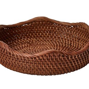 LEXINGTON Korb RATTAN WAVY BASKET, mid brown, Größe S