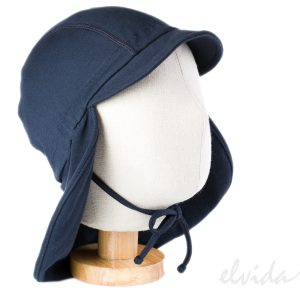 Sami Cap Sonnenmütze mit Nackenschutz blau von MP Denmark