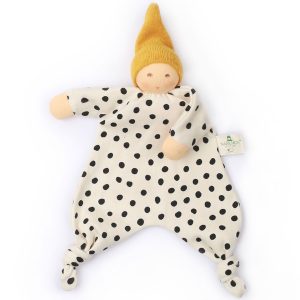 Schmusepuppe Pünktchen goldgelb von Nanchen Natur