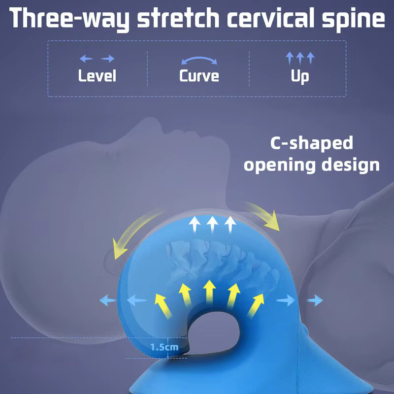 NackenFrei Pro – Premium Nacken-Schulter-Stretcher | Zervikales Chiropraktik-Traktionsgerät | Schmerzlinderung & Entspannung | Ergonomisches Design – Bild 7