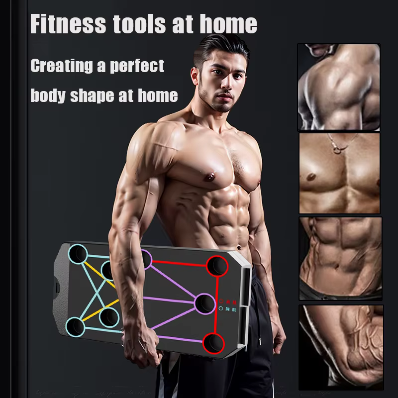 Multifunktionales Klappbares Push-up-Board für Effektives Muskeltraining – Bild 6