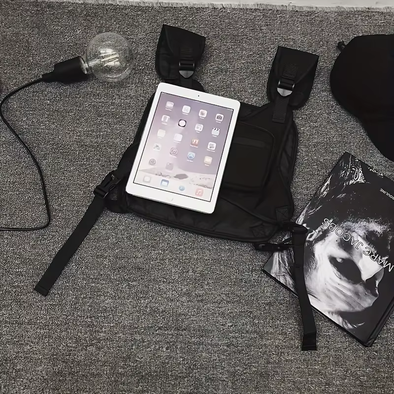 Große Kapazität Chest Bag & Waist Bag – Hip Hop Streetwear, Sportlich & Taktisch – Bild 6