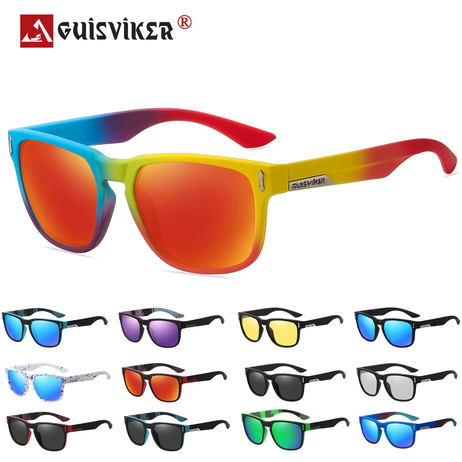 Polarisierte UV400 Sonnenbrille für Männer und Frauen – Ideal für Outdoor-Aktivitäten und Angeln