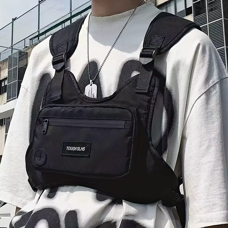 Große Kapazität Chest Bag & Waist Bag – Hip Hop Streetwear, Sportlich & Taktisch – Bild 2