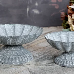 Schale Mary antique zink – zwei Größen