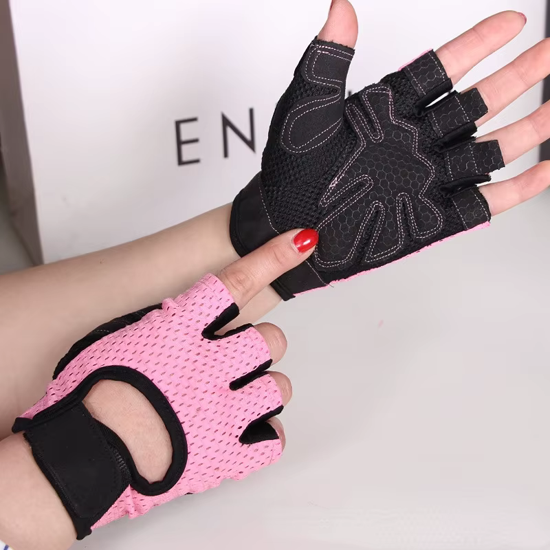 Atmungsaktive Anti-Rutsch Fingerhandschuhe für Frauen – Ideal für Radfahren, Fitness und Gym – Professionelle Qualität