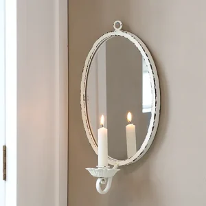 Spiegel inklusive Kerzenhalterung