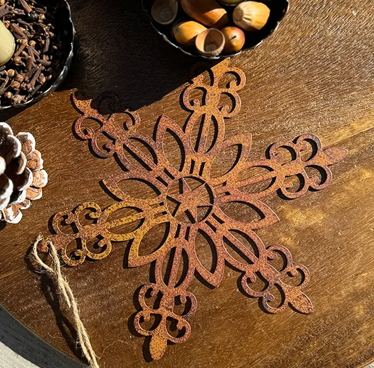 Schneeflocke, Stern Metall – Star – Bild 8