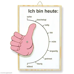 Stimmungsbarometer Laune Türhänger zum Hängen Kinder Holz Bausatz – 10 Jahren