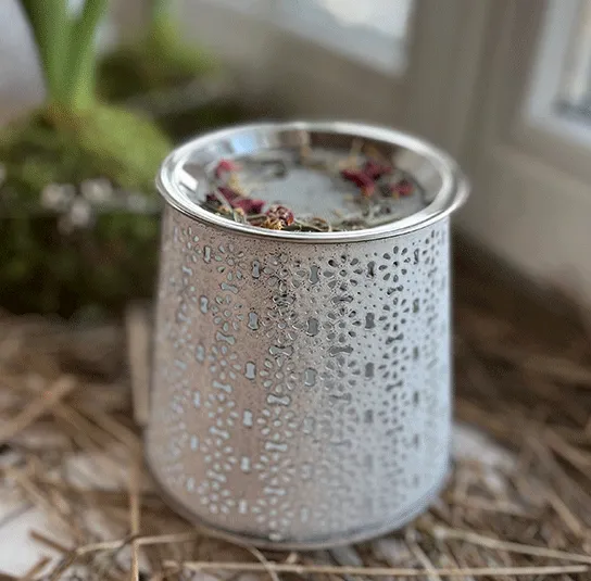 Stövchen Clara weiß, mittel