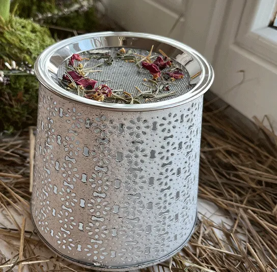 Stövchen Clara weiß, mittel – Bild 3