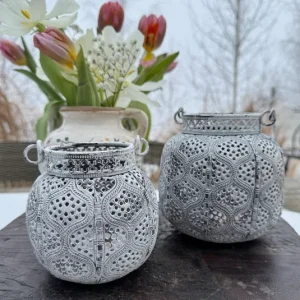 Windlicht, Teelicht Viola – 2 Größen