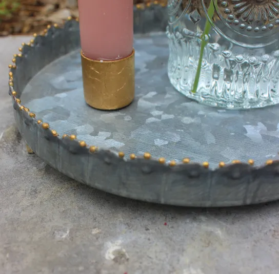 Teller, Kerzenteller Helleborus groß – Bild 9