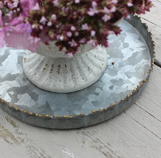 Teller, Kerzenteller Helleborus groß – Bild 5