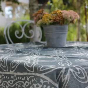 Tischtuch, Strandtuch edel grau