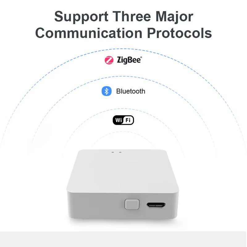 Multifunktions-ZigBee Bluetooth Gateway: Steuern Sie Ihre Smart-Home-Geräte von überall aus und mit Sprachbefehlen. Kompatibel mit Alexa und Google Home. – Bild 5