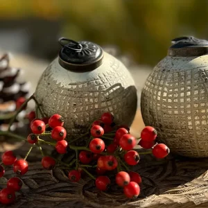 Weihnachtskugel Coleen creme