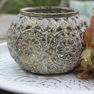 Windlicht, Teelicht Lina guld