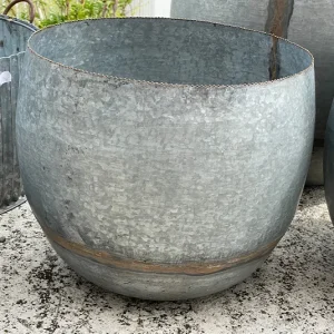 Pflanztopf Delphinium- Zinktopf, Wassertopf