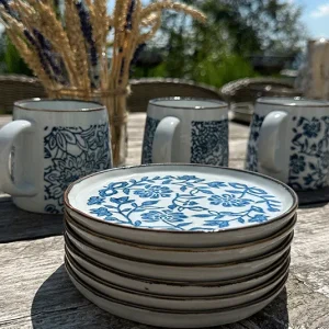 Set blå (Tasse + kleiner Teller)