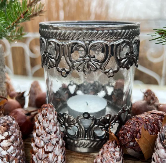 Teelicht, Vase Ada – Bild 2