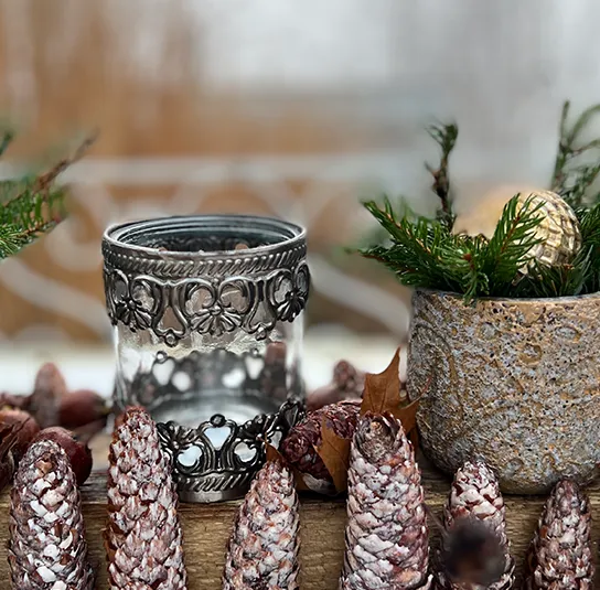 Teelicht, Vase Ada – Bild 4