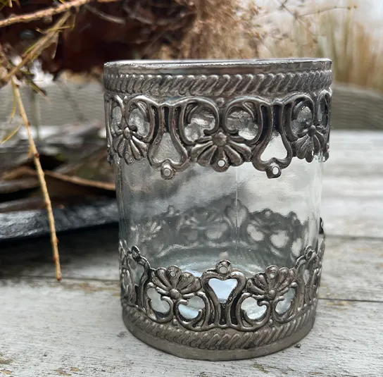 Teelicht, Vase Ada – Bild 3