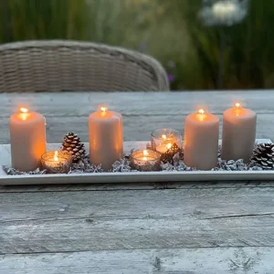 Adventteller sand im Set (Ersparnis 3,60)