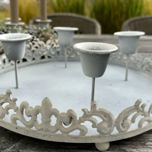 Adventteller Söt rund inkl. Kerzenständer