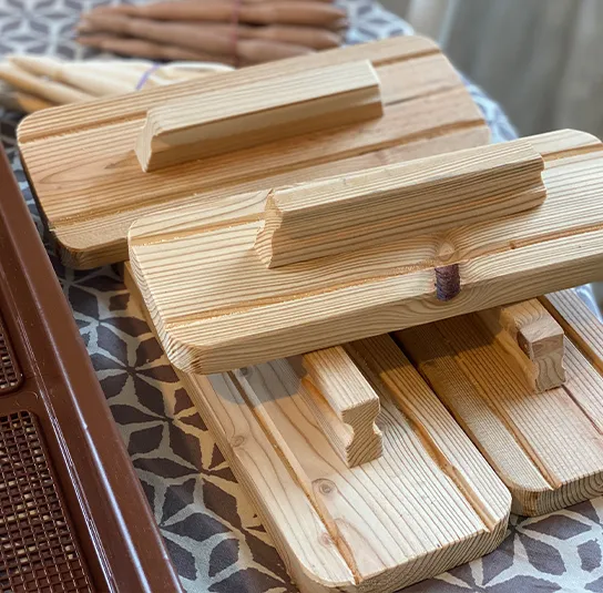 Andrückbrettchen, Udruckbredei – Bild 4