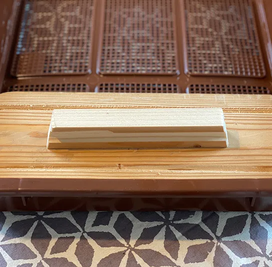 Andrückbrettchen, Udruckbredei – Bild 3