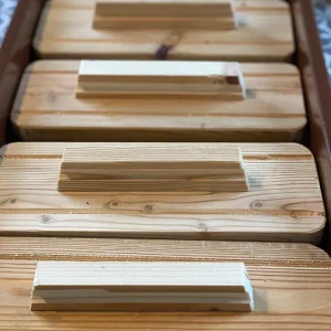 Andrückbrettchen, Udruckbredei