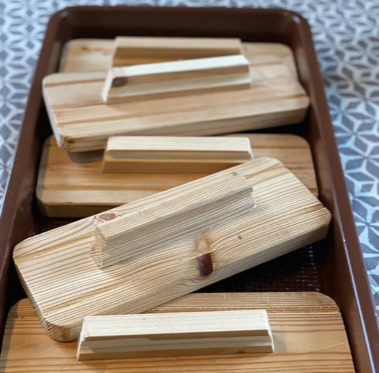 Andrückbrettchen, Udruckbredei – Bild 5