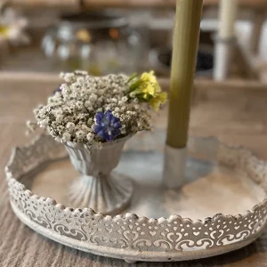 DIY – Frühlingsset Teller antique creme oval