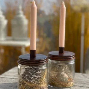 Kerzenständer Besonders braun